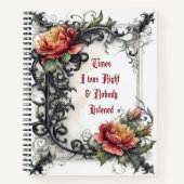 Times I Was Right Gothic Notizblock (Vorderseite)