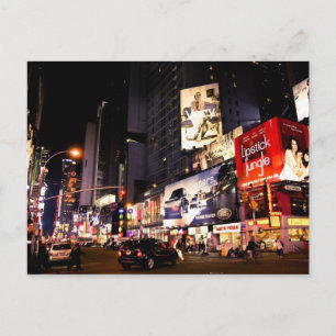 Times Sq Billboards Postkarte