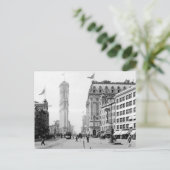 Times Square 1908 Postkarte (Stehend Vorderseite)
