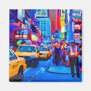Times Square 2 Pop Magnet