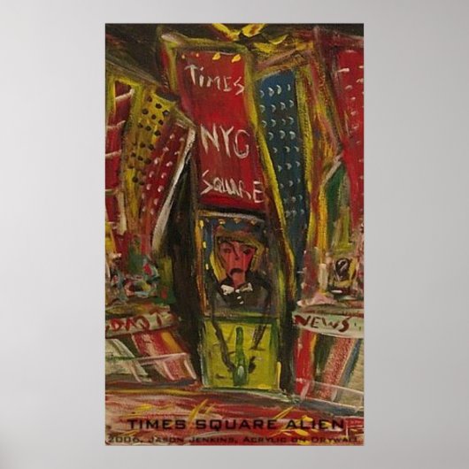 TIMES SQUARE ALIEN POSTER (Vorne)