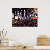 Times Square at Night Poster (Küche)