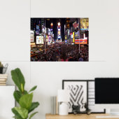 Times Square at Night Poster (Heimbüro)