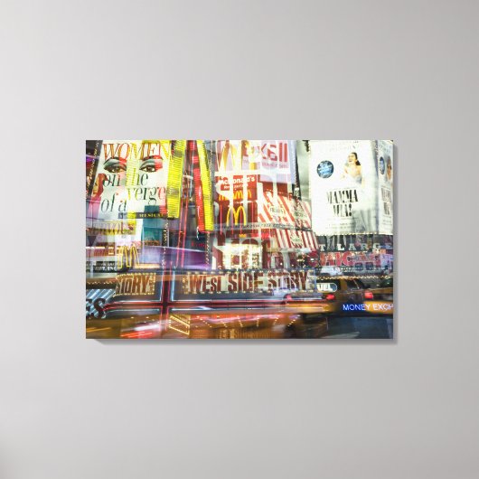 Times Square bei Twilight Leinwanddruck (Vorderseite)