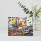 Times Square bei Twilight Postkarte (Stehend Vorderseite)