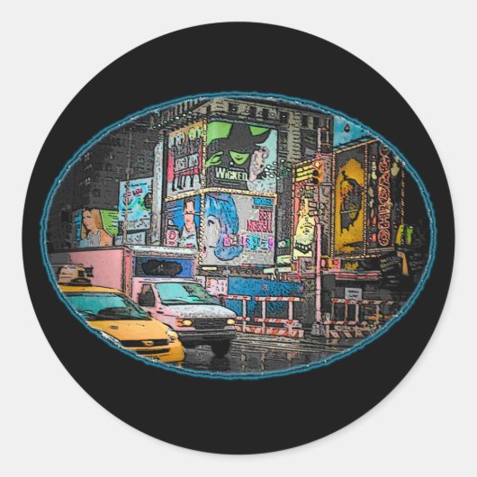Times Square Billboard Stickers (Vorderseite)