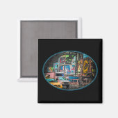 Times Square Billboards Magnet (Vorderseite/Rückseite)