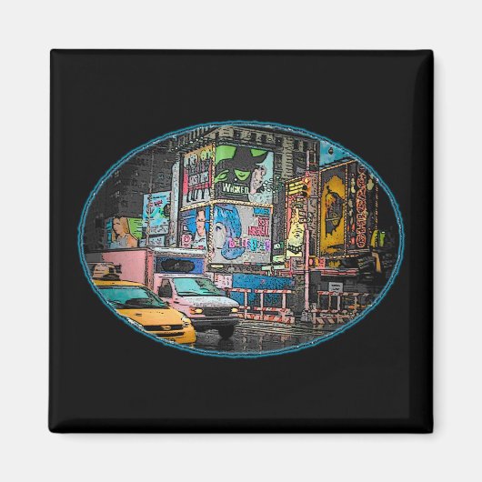 Times Square Billboards Magnet (Vorne)