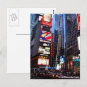 Times Square by Night Postkarte (Vorne/Hinten)