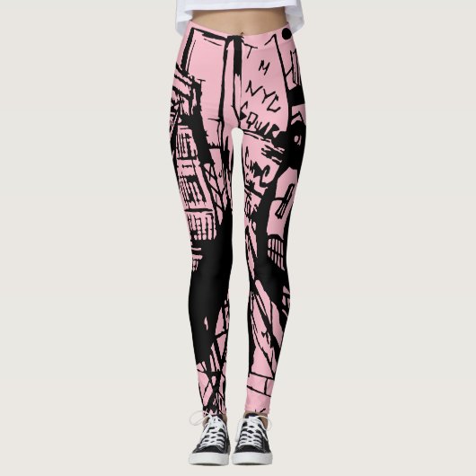 TIMES SQUARE CNBC LEGGINGS (Vorderseite)