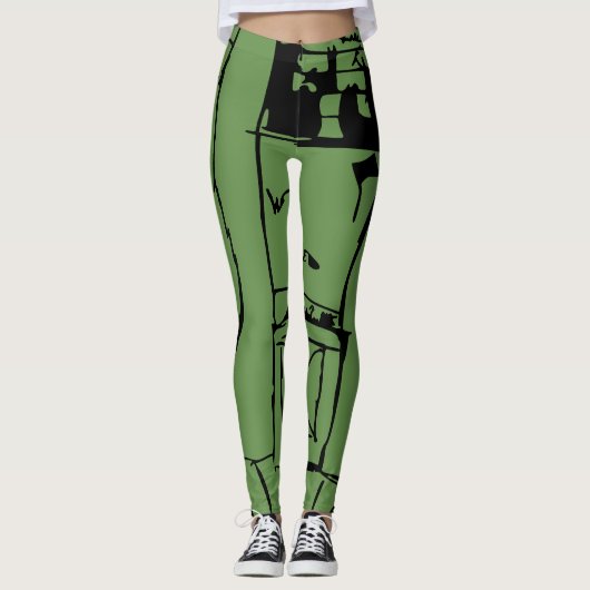 TIMES SQUARE EMPTY LEGGINGS (Vorderseite)