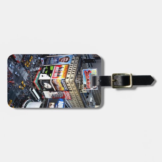 Times Square Gepäckanhänger (Vorderseite horizontal)