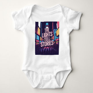 Times Square Glow Nights New York Baby Strampler