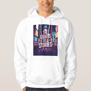 Times Square Glow Nights New York Hoodie