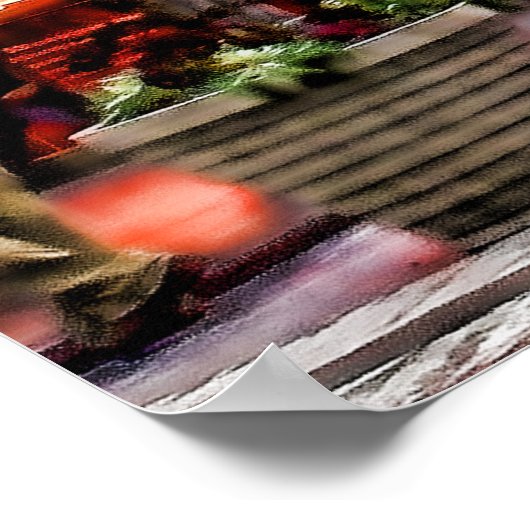 Times Square HDR-Foto Poster (Ecke)