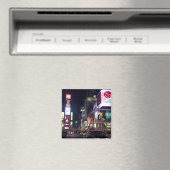 Times Square in der Nacht in Manhattan, New York Magnet (In Situ (Geschirrspüler))
