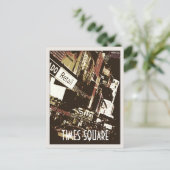 Times Square Kunstpostkarten Postkarte (Stehend Vorderseite)