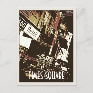 Times Square Kunstpostkarten Postkarte