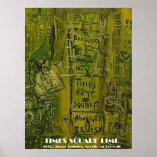 TIMES SQUARE LIMON POSTER