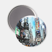 Times Square Magnet (Vorderseite/Rückseite)