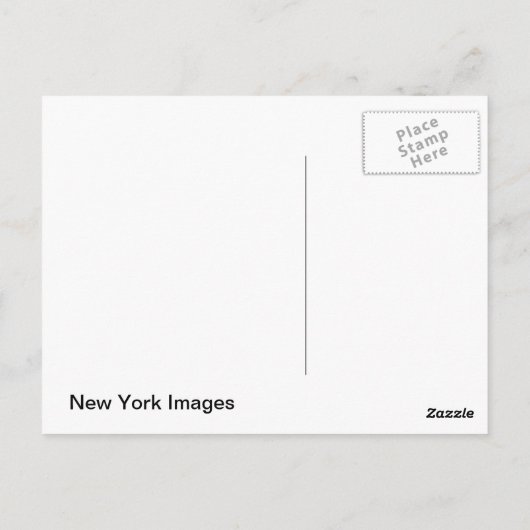 Times Square nach Nachtpostkarte Postkarte (Rückseite)