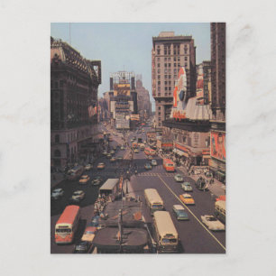 Times Square, New York City 1950er Jahre Vintage-I Postkarte