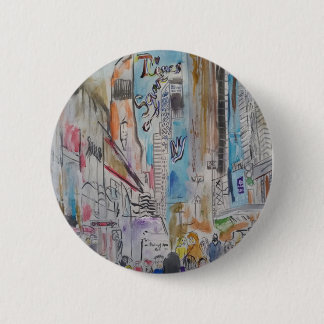 Times Square New York City Button