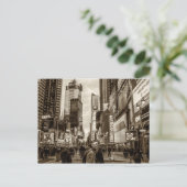 Times Square, New York City Foto Postkarte (Stehend Vorderseite)