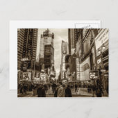 Times Square, New York City Foto Postkarte (Vorne/Hinten)