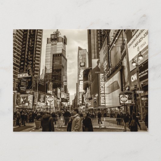 Times Square, New York City Foto Postkarte (Vorderseite)