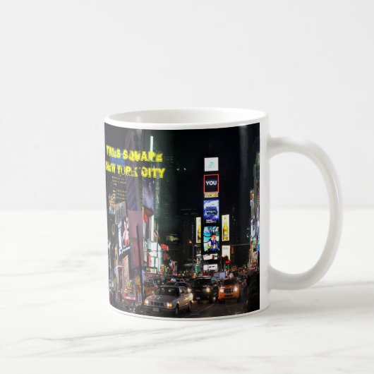 Times Square New York City Kaffeetasse (Rechts)