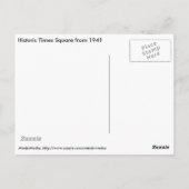 Times Square, New York City, Neon Foto von 1941 Postkarte (Rückseite)