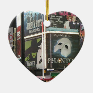 Times Square New York City, New York Weihnachten Keramik Ornament