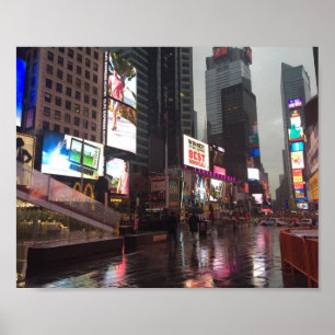 Times Square New York City NYC Neon Signs Foto Poster