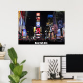 Times Square - New York City Poster (Heimbüro)