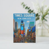 Times Square – New York City Postkarte (Stehend Vorderseite)