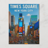 Times Square – New York City Postkarte (Vorderseite)