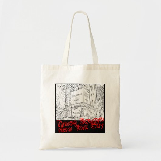 Times Square, New York City Tote Bag Tragetasche (Vorne)