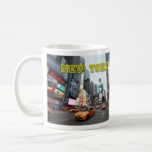 Times Square New York City USA Kaffeetasse (Links)