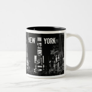Times Square New York City Zweifarbige Tasse