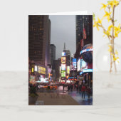 Times Square New York Karte (Gelbe Blume)
