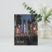 Times Square New York Postcard Postkarte (Stehend Vorderseite)