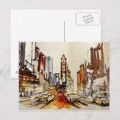 Times Square New York Postcard Postkarte (Vorne/Hinten)