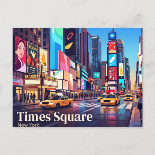 Times Square New York Postkarte