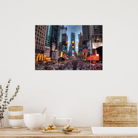 Times Square - New York Print Poster (Küche)