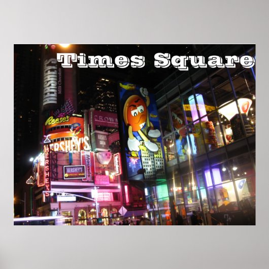Times Square @ Night Poster (Vorne)