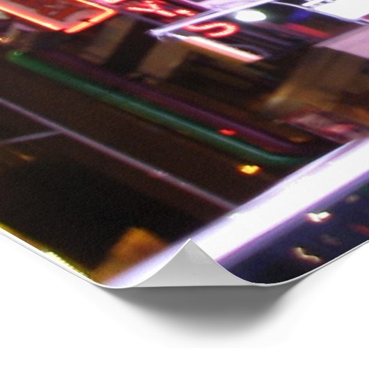 Times Square @ Night Poster (Ecke)