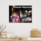 Times Square @ Night Poster (Küche)