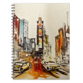Times Square-Notebook Notizblock (Vorderseite)