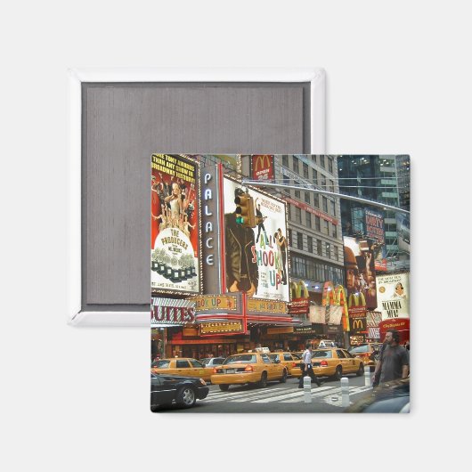 Times Square NY Magnet (Vorderseite/Rückseite)